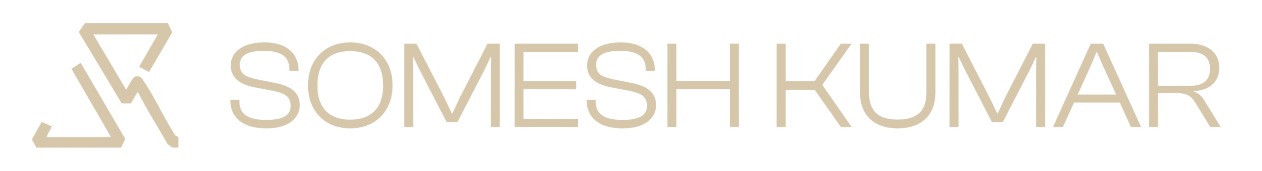 Somesh Kumar logo - gold