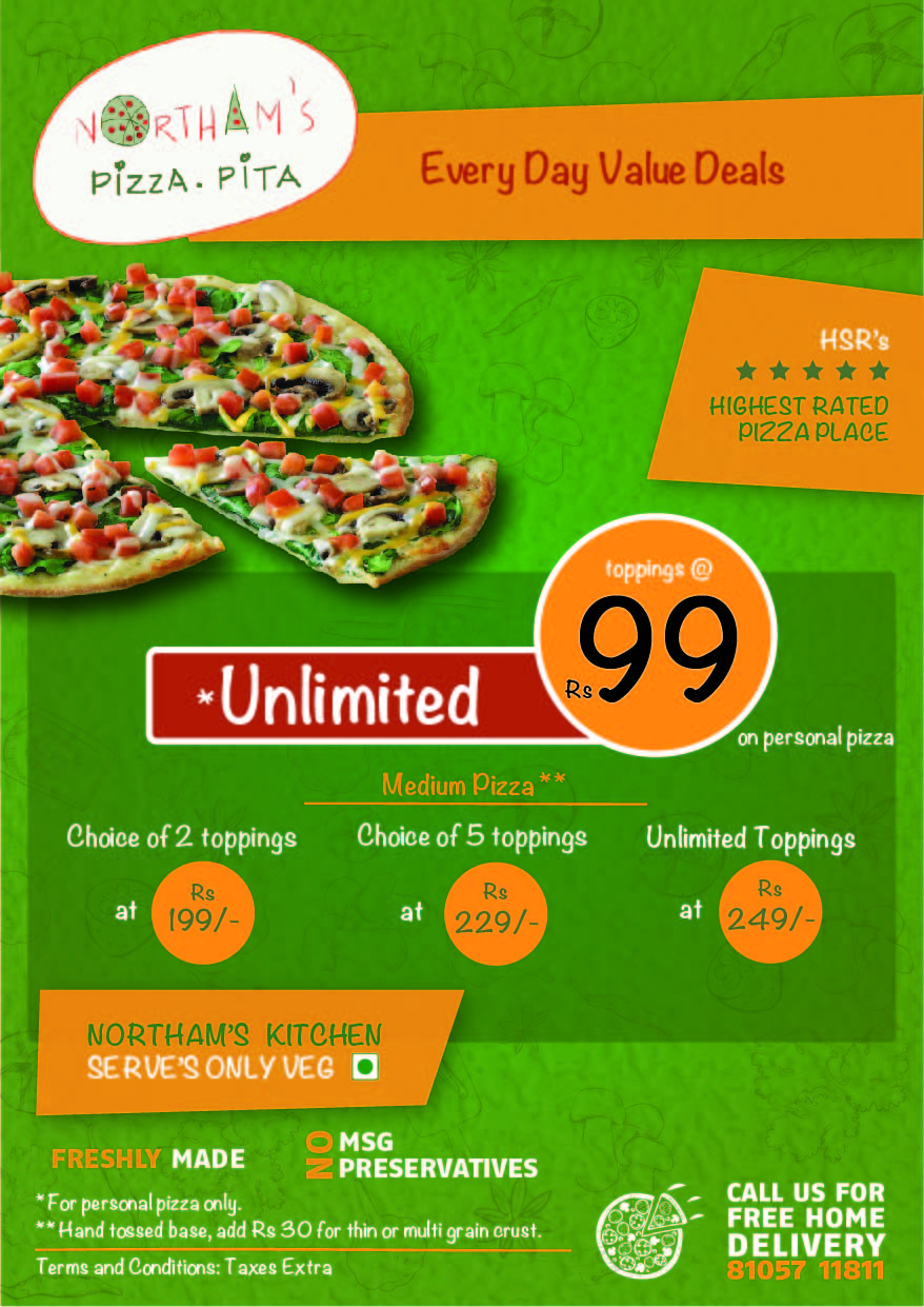 Northam Pizza - Pamphlet